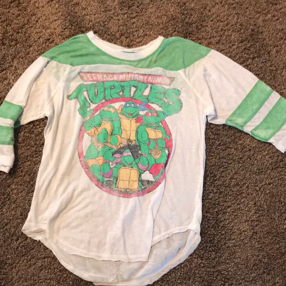 Teenage mutant ninja turtles 1/4 sleeve shirt
